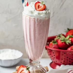 Milkshake à la fraise
