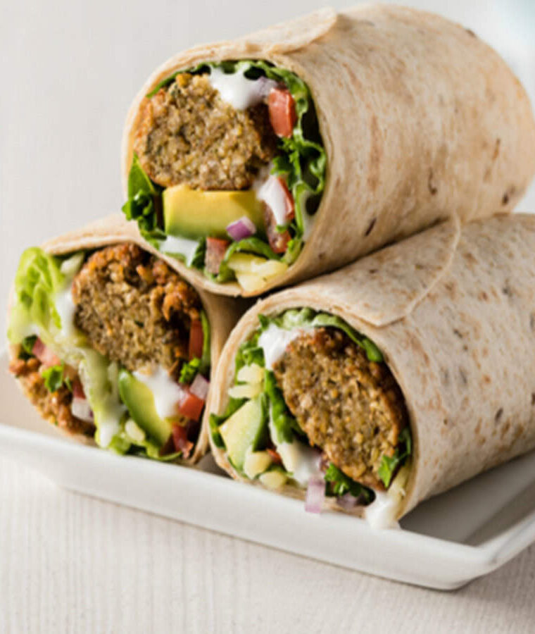 Roll falafel