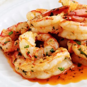 Crevettes à l'ail