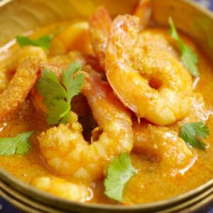 Crevettes curry(moyen)