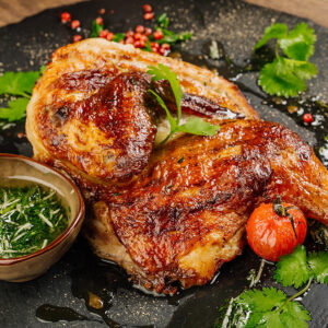 Plat poulet grille