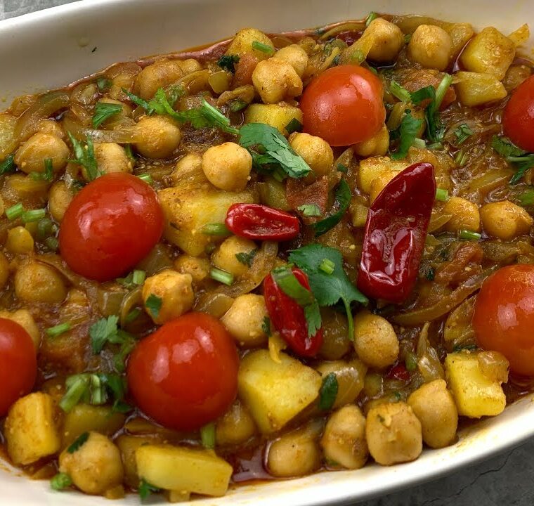 CHANA BHUNA (pois chiches)
